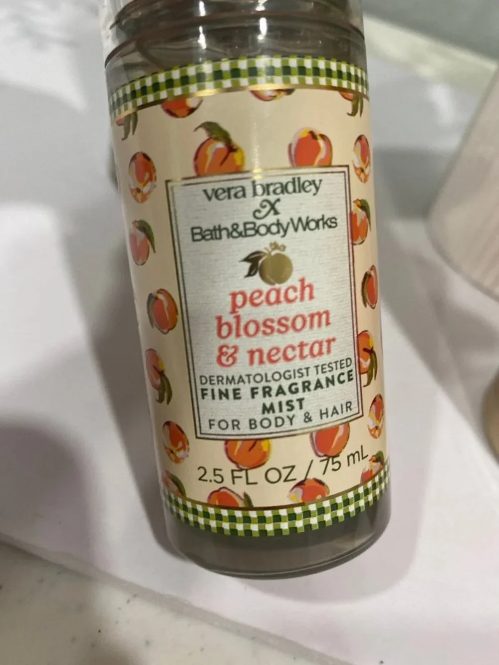 “Peach Blossom & Nectar” BBW Vera Bradley New Full Size 4-Pc Body Care Set - Picture 12 of 12